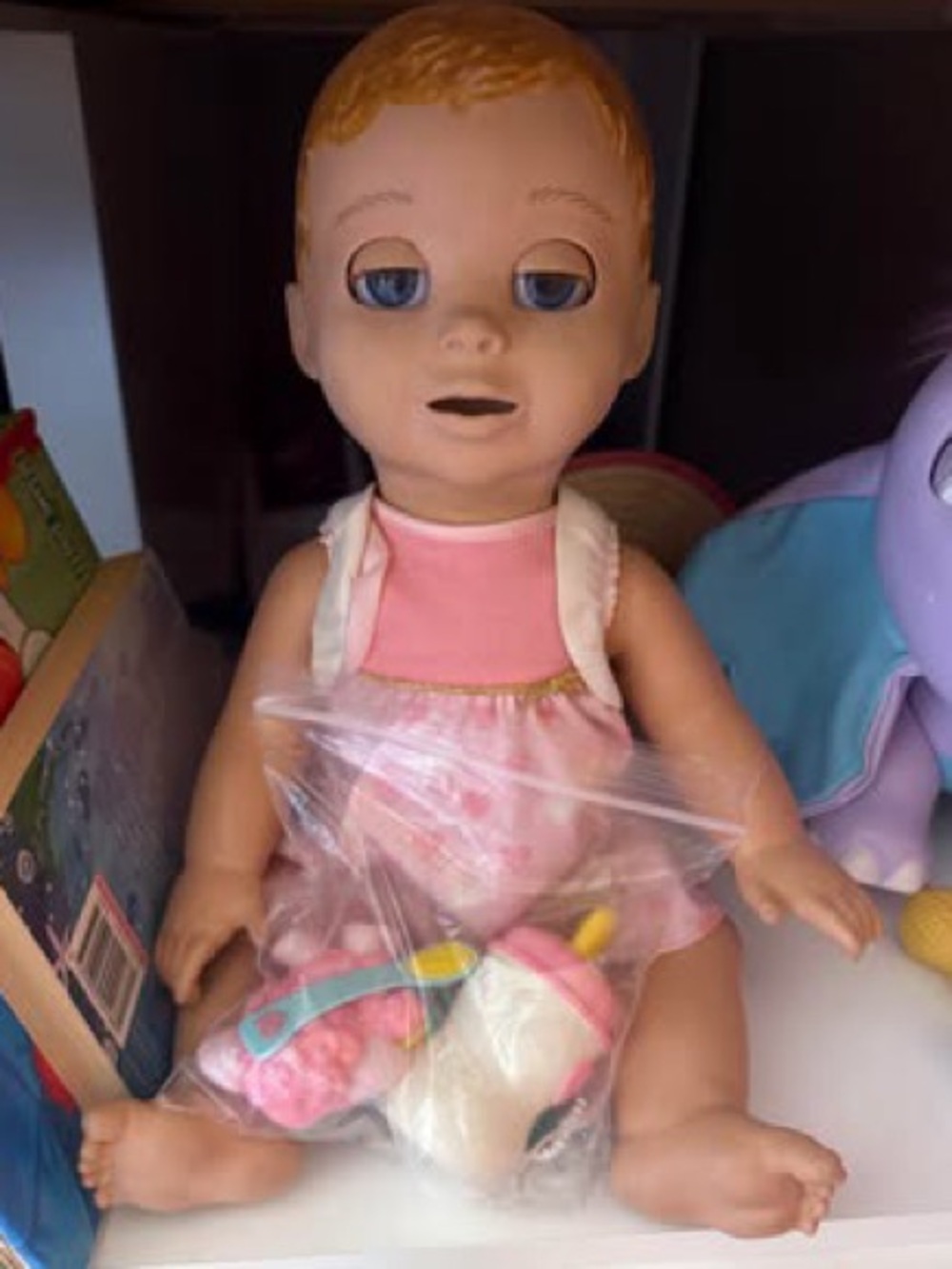 Luvabella Baby Doll Blonde Hair. Discontinued.